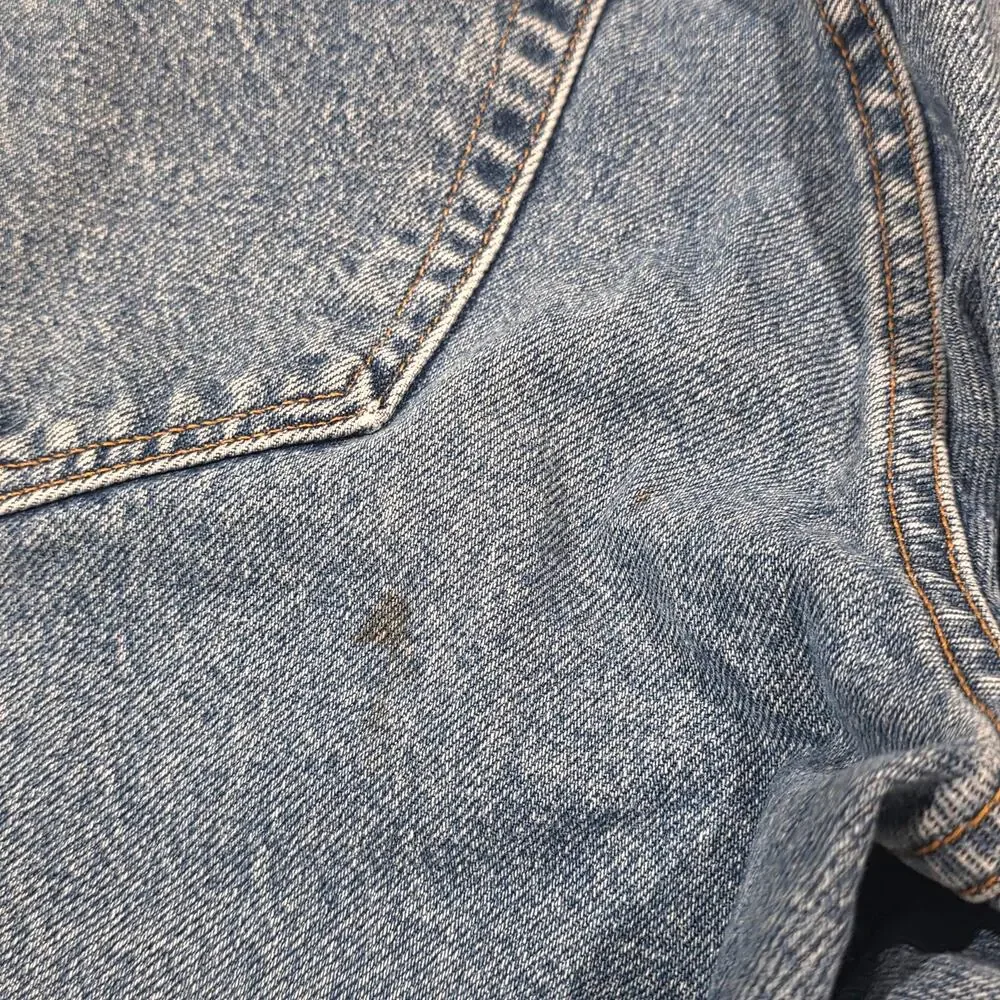 Rare Vintage 90s Calvin Klein Dark Wash Denim Men's Straight Jeans Size 31